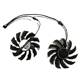 2 pièces/ensemble, PLD08010S12HH, ventilateur de refroidissement graphique GPU, for 1050Ti 4G, for 1050 OC 2G, for 1050 OC 3G
