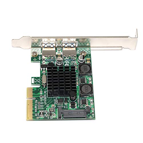 Padarsey U3102A PCI-EX2 to USB3.1 Expansion Adapter Card PCI-Express2 to USB 3.1 High Speed ASM3142 Chip for PC Desktop Computer - Thumbnail 3