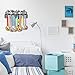 Resama Fashion Medal Hanger Holder Display Wall Rack Frame Shelf-Black Metal Medal Hanger Awards Ribbon Cheer,Gymnastics,Soccer Easy to Install