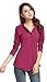 V28® Ladies Women Casual Hoodie Button Tunic Casual Top Long Blouse T Shirt