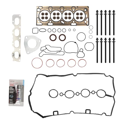 Image of KAX Engine Cylinder Head Gasket Set Compatible with Chevrolet Cruze 2011-2015, Trax 2015-2016, Buick Encore 2013-2016, Sonic 2012-2016 1.4T, Head Gasket Kit, OE# HS26516PT1