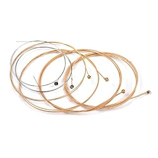 Btuty cordes de guitare acoustique cordes de guitare noyau en acier antirouille avec cuivre phosphoré enduit pour… - Les Beatles, Paul McCartney, John Lennon, RIngo Starr, George Harrison