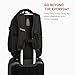 SwissGear Travel Tech Elite Laptop Backpack – Fits Laptops up to 16” – ScanSmart TSA-Friendly Backpack with USB Port, Shoe Compartment & Organizer Pockets – Black