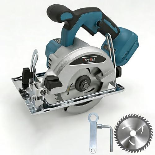【ブラシレスモーター搭載】 充電式 丸ノコ 125mm マキタ 18V バッテリー互換 コードレス 電動丸鋸 刃径125mm ハイパワー 高速切断 軽量 木工 DIY 現場作業 本体のみ(バッテリー別売)