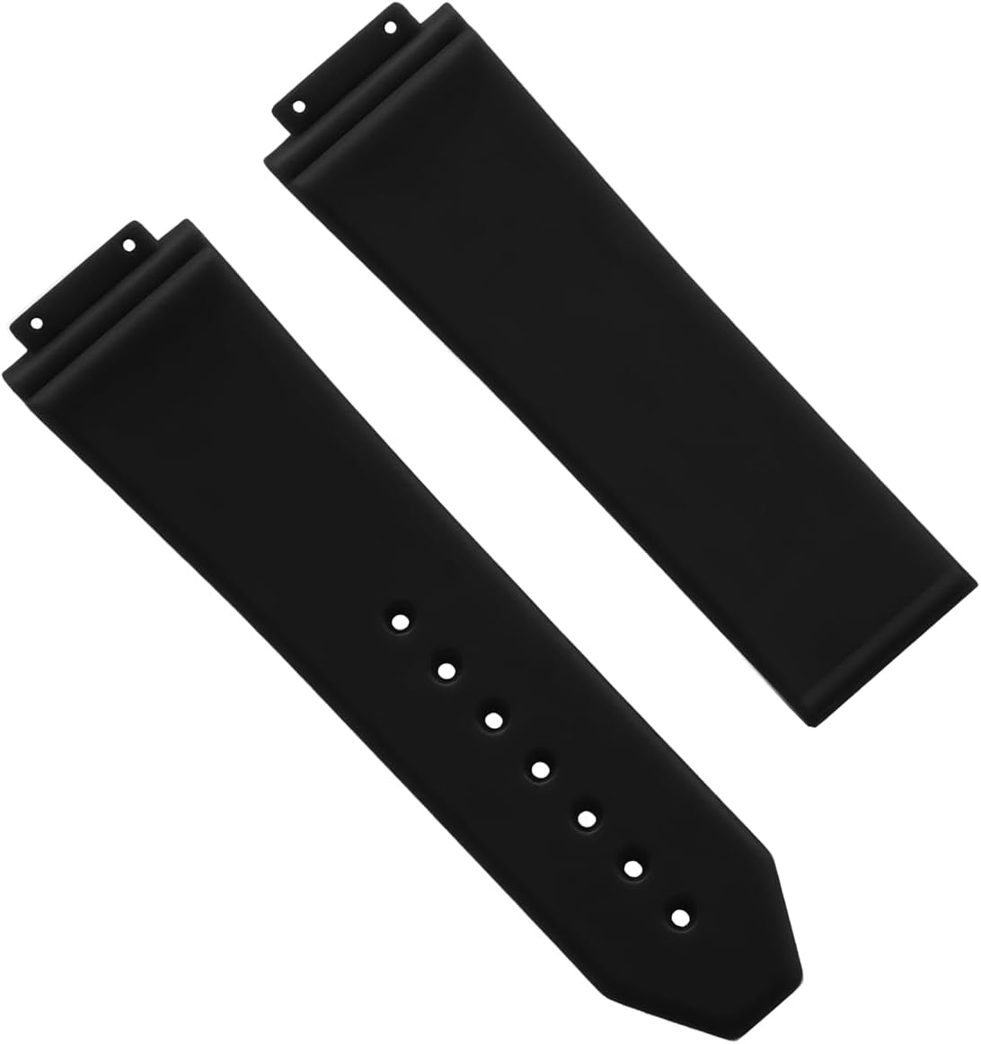 Rubber Watch Strap Band Replacement For Hublot Big Bang 44-45 Silicone Bracelet With Screwdriver Tires Style