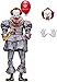 LIHAER Esso Ultimate Bloody Pennywise Action Figure, 7 Pollici Horror Movie Giocattoli Classici Giocattoli Regalo