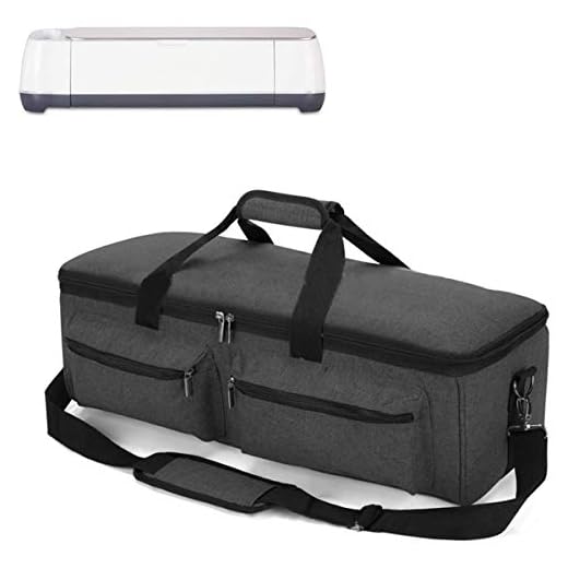 Máquina de Troquelado Bolsa de Transporte Bolsa de Artesanía de Tela Oxford de Pvc Compatible con Cricut Explore Air Cricut Maker Silhouette Cameo 4