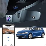 FITCAMX Dash Cam Suitable for Volkswagen Golf Mk8 GTE GTD GTI R/Cupra Formentor 2021-2025, 4K Volkswagen Car Recorder, Parking Mode, G-Sensor, Night Vision, Plug & Play, 64GB Card