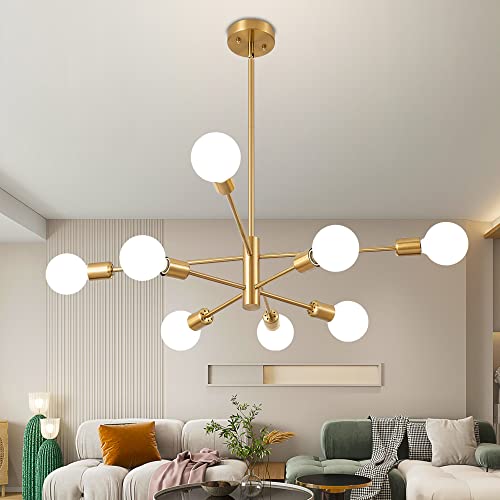 Lustre industriel araignée pour rehausser la luminosité du salon