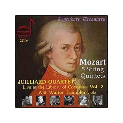 Juilliard Quartet Vol. 2 with Walter Trampler: Mozart 5 String Quintets