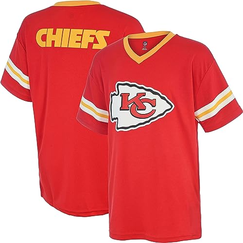 Outerstuff NFL Kids Youth 4-20 Official Game Day Team Jersey (as1, Numeric, Numeric_14, Numeric_16, Regular, Kansas City Chiefs - Red)