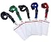 5 Pack Premium Lanyards with Detachable Resealable ID Badge Holder by Specialist ID (Assorted Colors)
