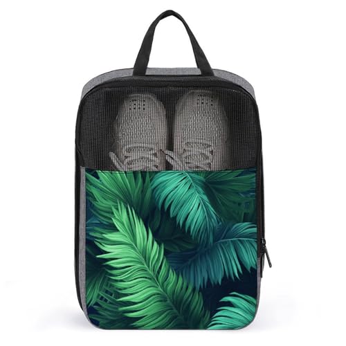 Sac à chaussures suspendu gris idéal pour organiser votre valise de vacances