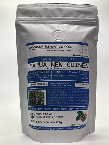 6 Bags – Asian/Indonesian – Combo Bean Box – Roasted To Order Arabica Coffee – Order Today/We Roast Today – Choose Roast Level (Light /Blonde /Medium /Med-Dark /Dark /Italian) (Whole Bean/Ground) #TOP7