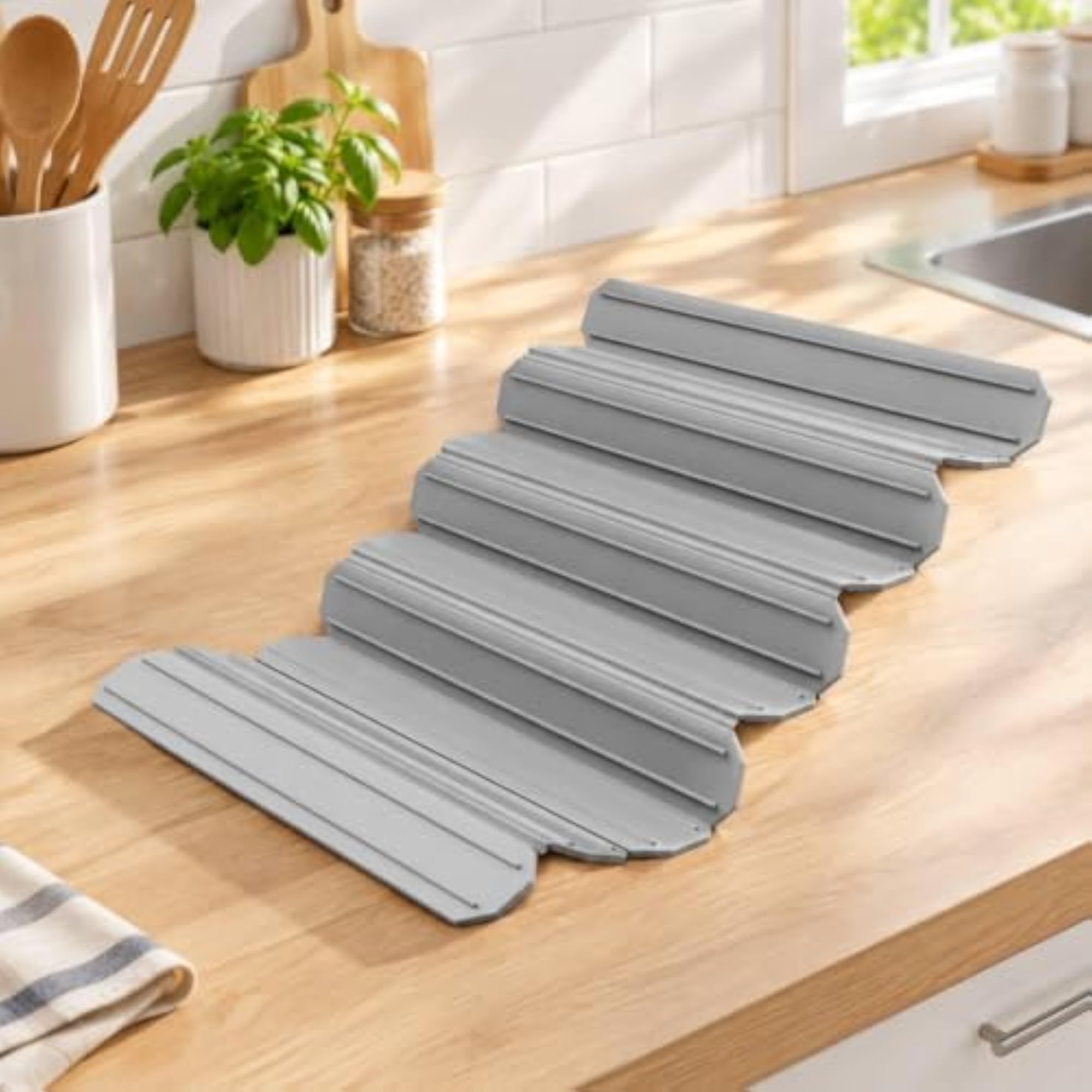 Foldable Silicone Dish Dehydrating Mat Non-Slip