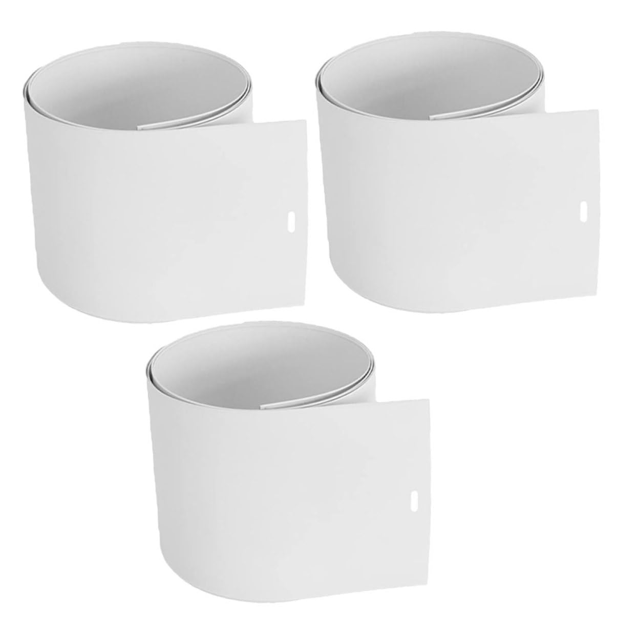 OSOLADY Blinds for Small Windows 3 Pack PVC Vertical Blind Slats Easy Install Replacement Parts