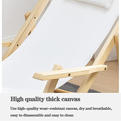 Chaise de plage inclinable avec cadre robuste réglable 4 hauteurs - 6