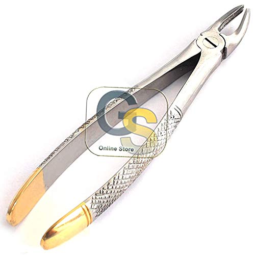 G.S New Dental EXTRACTING Forceps # MD2 Gold Plated