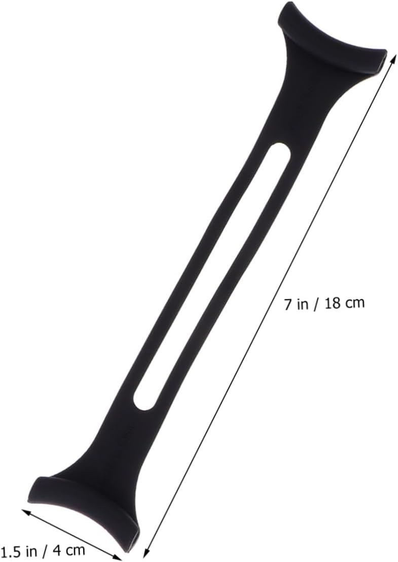 Mask Strap Extender 3pcs Black Long Face Mask Lanyard Ear Protective Buckle Extension Hook Comfortable Anti-Tightening for Adults