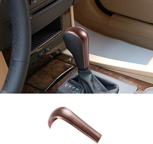 CHEYA ABS Plastic Car Center Gear Shift Knob Head Cover Trim Auto Accessories for BMW E39 E60 E83 E53 E46 E61 1995-2010, Not for E61 5 Series Sedan