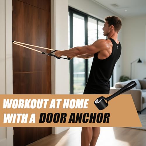 Image of WHATAFIT Resistance Bands, Exercise Bands,Resistance Bands for Working Out, Work Out Bands with Handles for Men and Women Fitness, Strength Training Home Gym Equipment