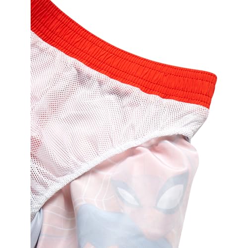 Image of Marvel Boys Rash Guard Set 2 Piece Hulk Spiderman Swim Shirt & Swim Trunks
