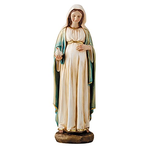 Estatua de Resina Virgen María Pintada a Mano 20 cm