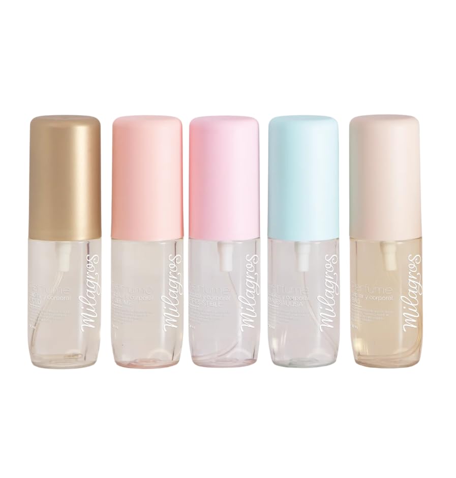 Hair Perfume Mini Collection, 5 Piece Travel Size Kit