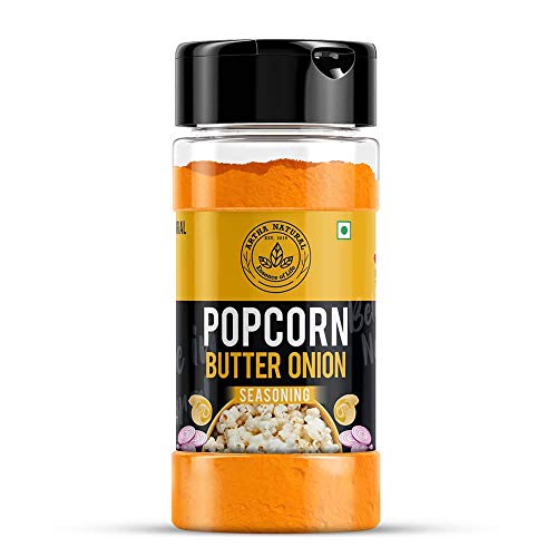 Artha Natural - Popcorn Cheese Tomato Seasoning Powder in [Perfect for Pop-Corn, Making Cheese Sauce for Nachos, Sprinkling on French Fries] (Butter Onion, 200gm)