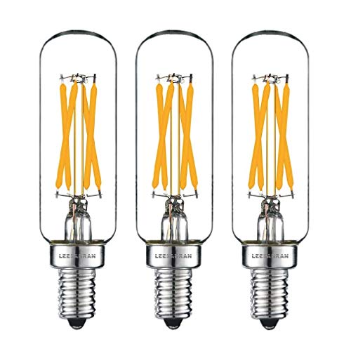 12V 24V 36V led Light Bulb, T6(T25) Low Voltage Small Base E12 Candelabra Tubular Bulb, 4W (40w Equivalent), 2700K Soft Warm White RV Camper Marine, Boat Solar Battery use, 3 Pack.