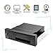 WDX Universal Hot Swap Mobile Rack for 2.5 inch or 3.5 inch SSD/HDD, Internal Tray-Less SATA Hard Drive Backplane Enclosure, Support SATA I/II/III & SAS I/II 6Gbps