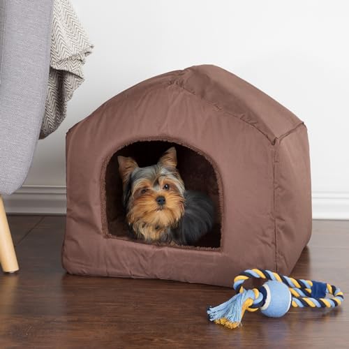 Petmaker 80-PET5067 Dog House - Indoor Dog House With Removable Sherpa Cushioned Pad - Pet Bed For Small Dogs, Cats, Or Kittens - Dog Houses By Petmaker  thumb #4
