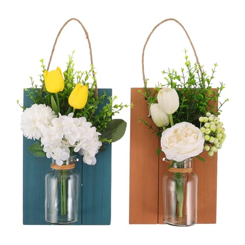 Vases muraux en verre pour habiller un mur vide sans risquer de les casser - 2