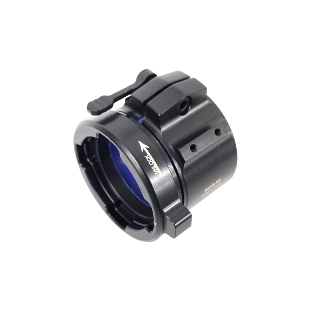 Rusan - Adaptador modular MAR para imágenes térmicas y de visión nocturna, para objetivo y visor (cámara termográfica/dispositivo de detección nocturna), resistente y resistente a los disparos