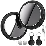 エアタグ Bnlei 紛失防止タグ 「2個セット」Airtag スマートトラッカー 「MFI正規認証品」 GPS iPhone用 Appleの「探す」に対応 (iOS端末のみ) Find Myタグ 安定保証＆全球GPS測位＆超強信号 追跡タグ 発信機 置き忘れ防止 探し物 子供/高齢者/ペット見守り/鍵など用 超長持ち 小型 軽量 防水 IOS専用 (ブラック)