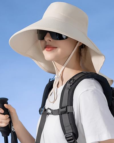 Sombrero de mujer con protección UV y ala ancha miniatura 7
