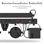 DJ Lights Stand for Parties - Professional 5in1 LED DJ Lighting System with Stand, DMX512, Sound Activated Stage Lights Package for Wedding Live Band Disco Club Gig Bar Booth Show Events - Image 4