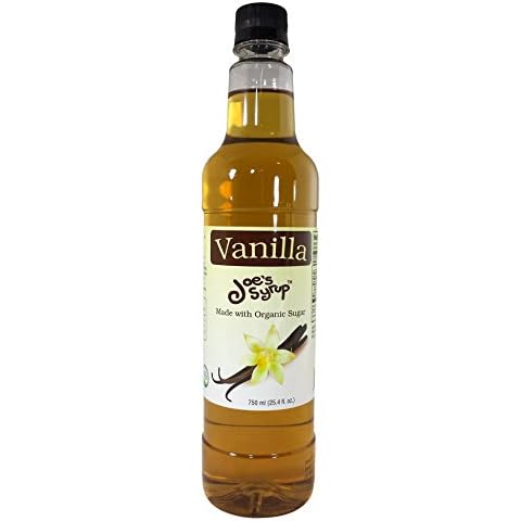 Joe’s Syrup, Organic Sugar, All Natural Vanilla Flavor, 750 ml Cover