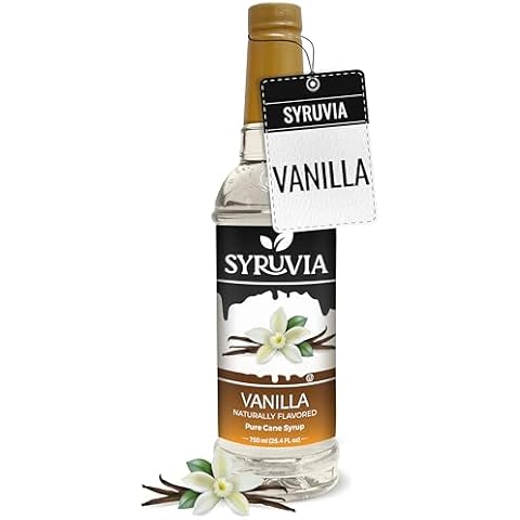 Syruvia Coffee Syrup, Vanilla Flavored Syrup Cover
