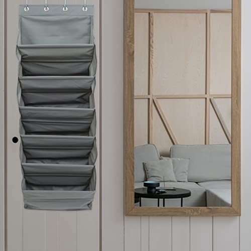 Zerodeko Bolsa De Bolso Com Gancho Sobre Para Pendurar Sapatos Organizador De Armário Bolsa De Armaz