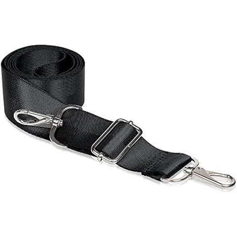 BOACAY Wide Shoulder Bag Strap Replacement with Clips for Laptop, Camera, Handbag, Changeable Crossbody Bag Strap, Universal & Adjustable Cover