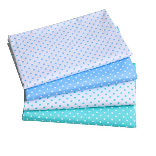 LILIJD Tissu Motif Enfant Tissu De Coton De Coton De Coton Pur en Tissu Polka Dot pour Les Robes Et Pyjamas des Filles(Color:white2) Cover