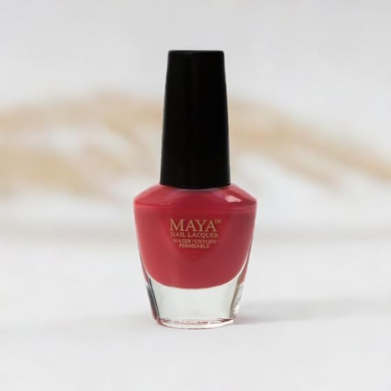 MAYA Halal Breathable Quick Dry Nail Polish, Vegan and Cruelty Free, Oxygen & Water Permeable Nail Art, Non Toxic Gentle On Nails, Made in The USA,