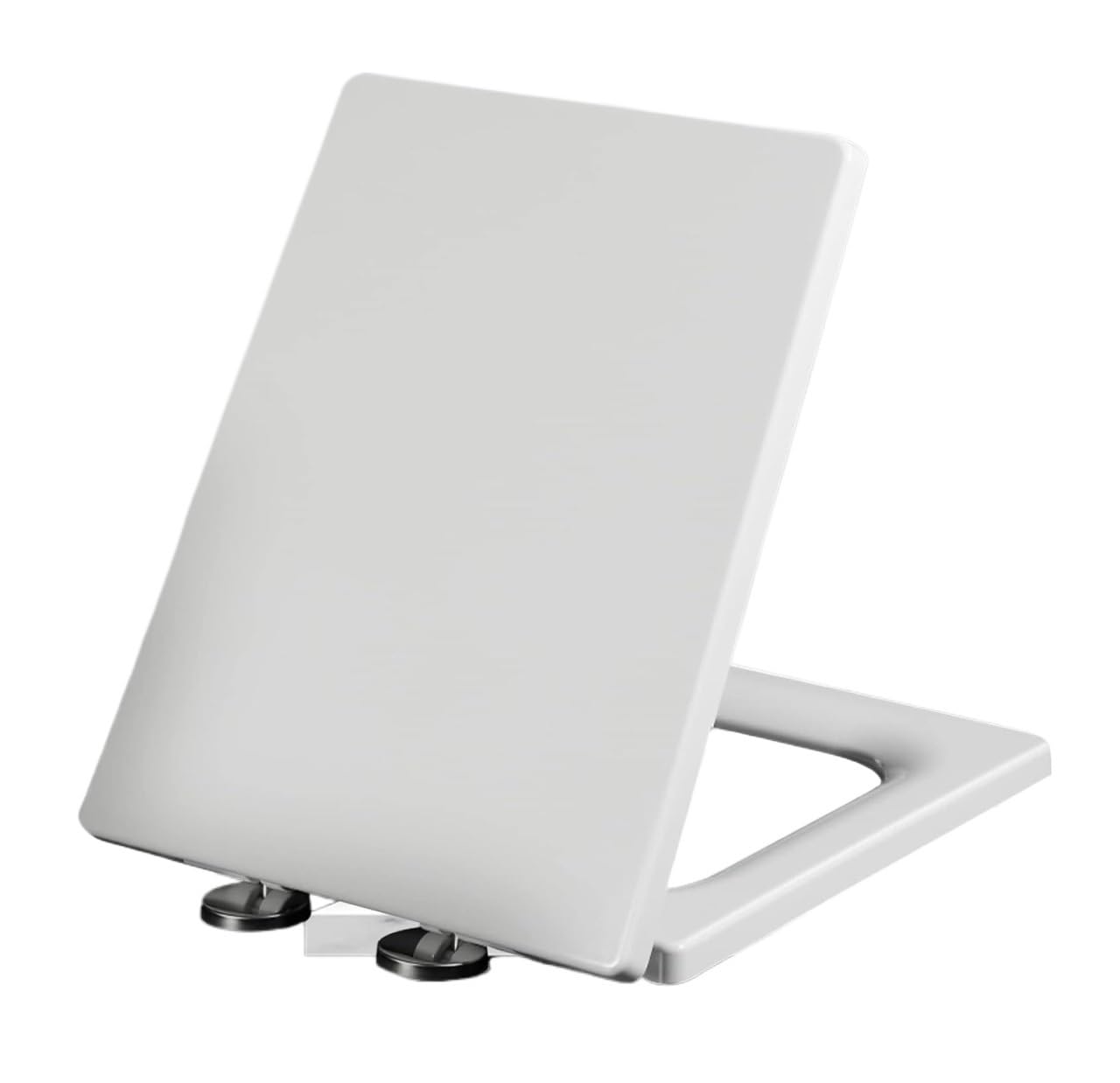 Nviusdsj Wit Toilet Seats, Adjustable 360° Hinges,-41~(41~48 * 36.5Cm)
