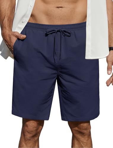 COOFANDY Men's Flat Front Shorts 9