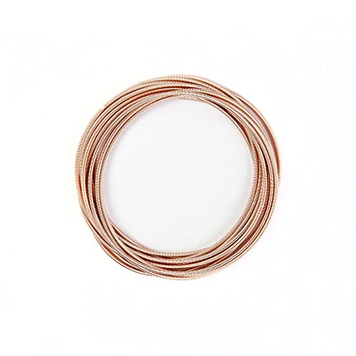 Wine Wear Bracelet Stack - Guitar String Bracelets - Size S/M (Set Of 12, Rose Gold) #TOP6