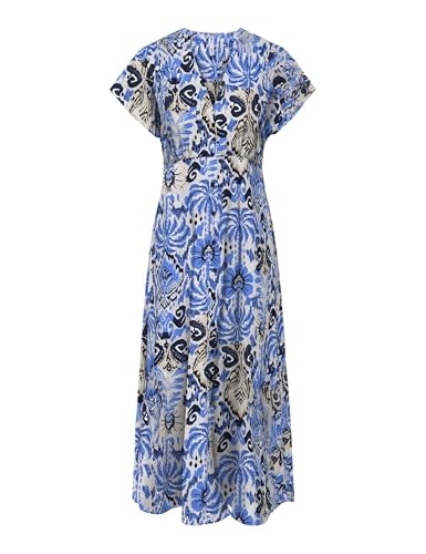 Robe longue fleurie Amparo Blue ONLY Onlnova pour vos sorties d'été