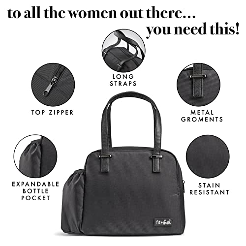 Fit+Fresh Laketown Adult Insulated Lunch Bag Women Love As A Lunchbox, Lunch Tote, Cute Small Lunch Box For Women, Lunch Box Men, Lunch Bags Women, Insulated Lunch Box, Lunch Boxes, Adult Lunch, Black #TOP1