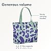 LARKSON Beach Bag Women & Men Purple - Linn - Large Tote Bag With Compartments For Beach, Pool, Holiday - With Zipper - Lightweight #2