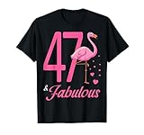 Photo Gallery 47 & favoloso flamingo compleanno 47° festa celebrazione maglietta Photo Gallery 47 & favoloso flamingo compleanno 47° festa celebrazione maglietta